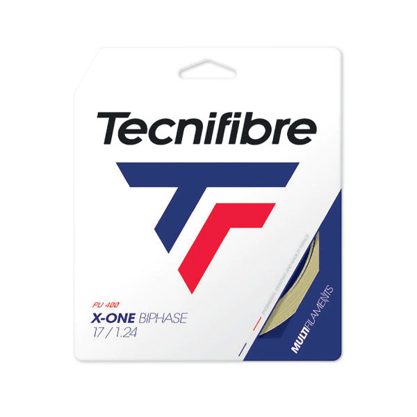 Tecnifibre X-One Biphase 17 Tennis String Reel Natural