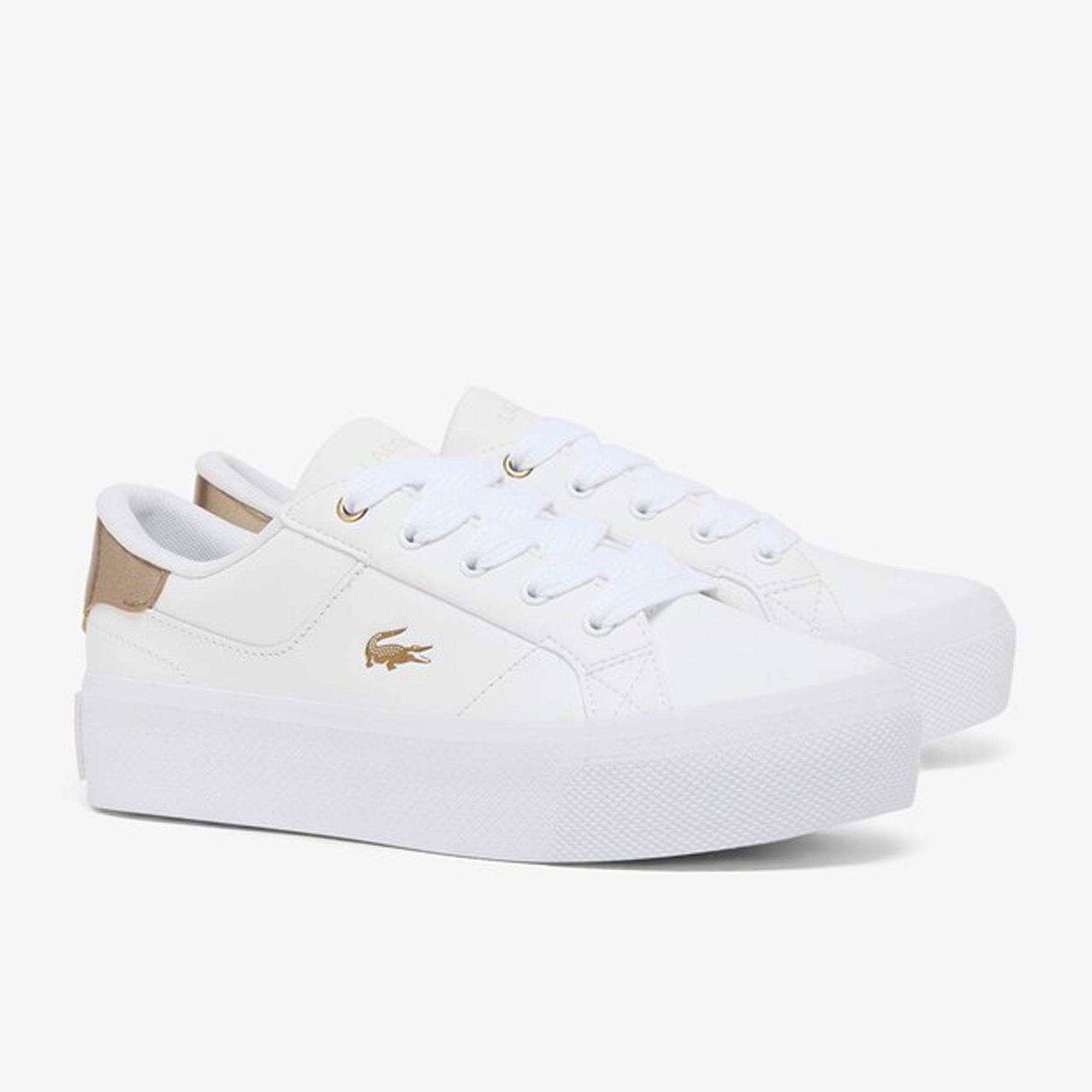 Ziane Platform Leather Sneakers.