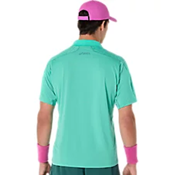 Match Jacquard Polo SS Top.