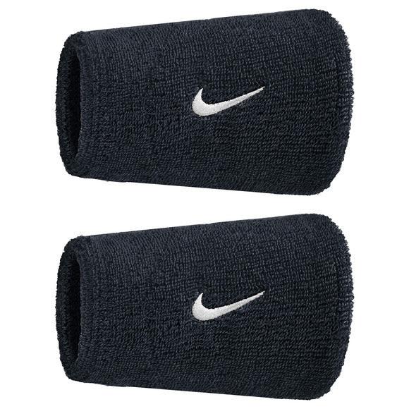 Swoosh Doublewide Wristbands.