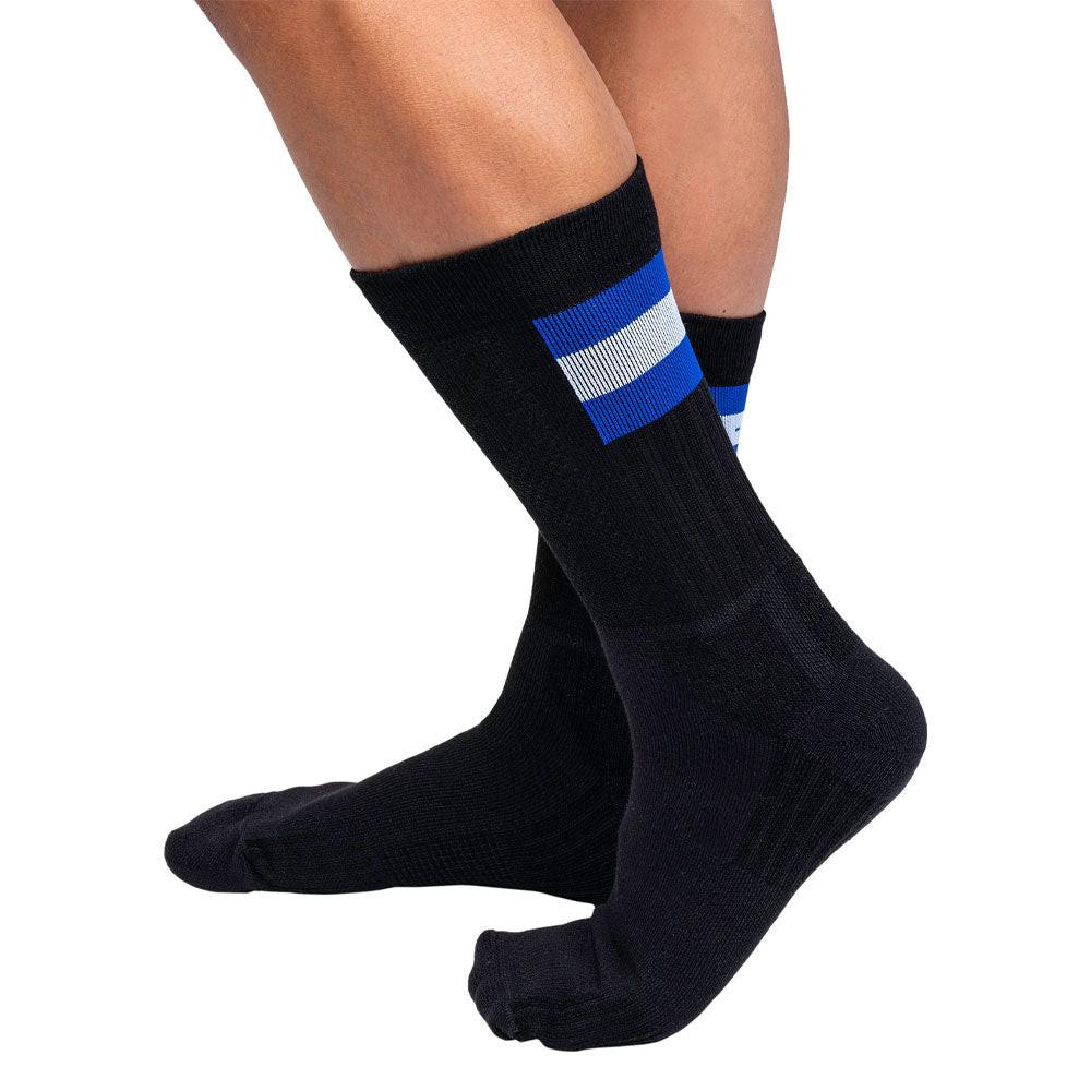 Tennis Socks - Black/Indigo.