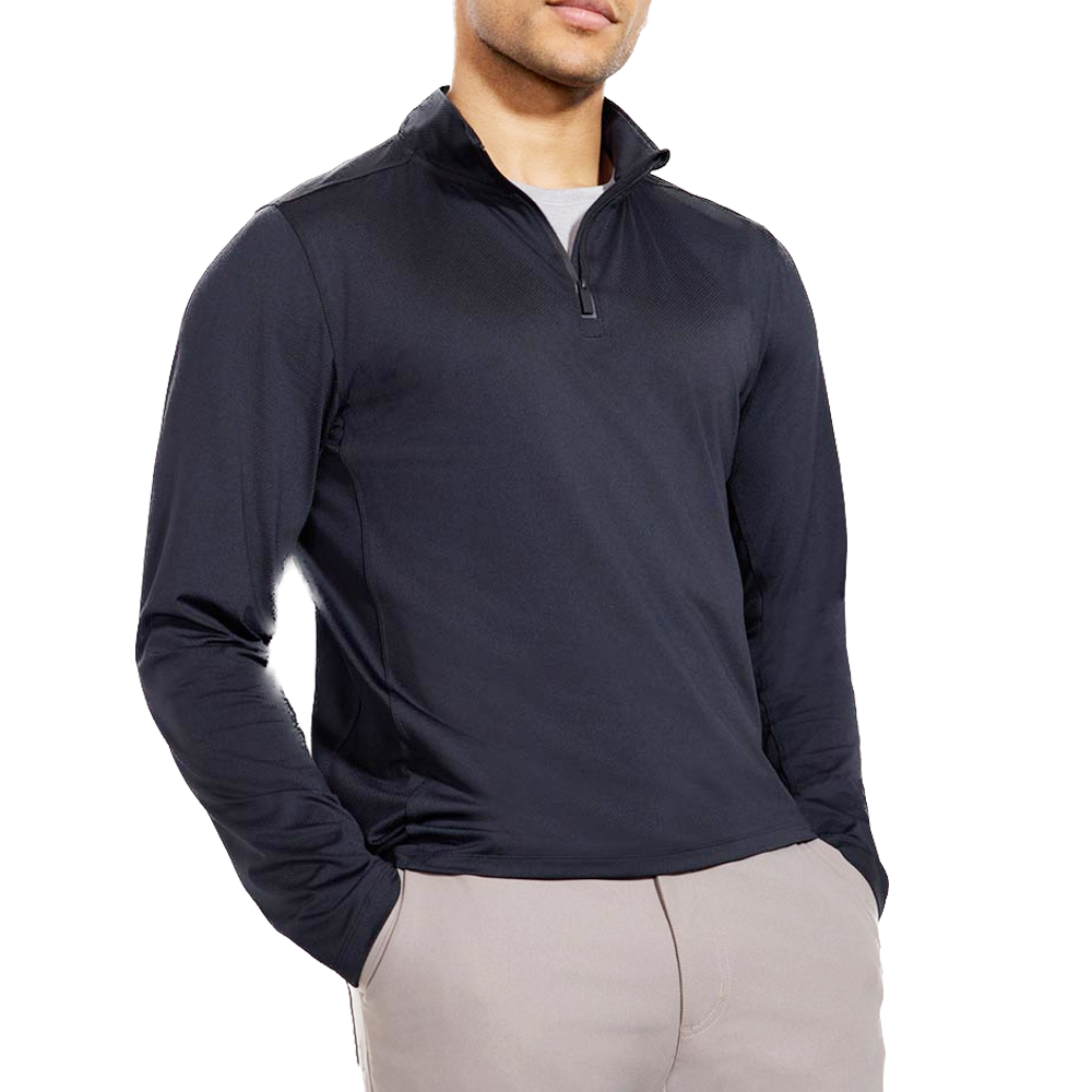 Driving Long-sleeve 1/4" Zip Polo.