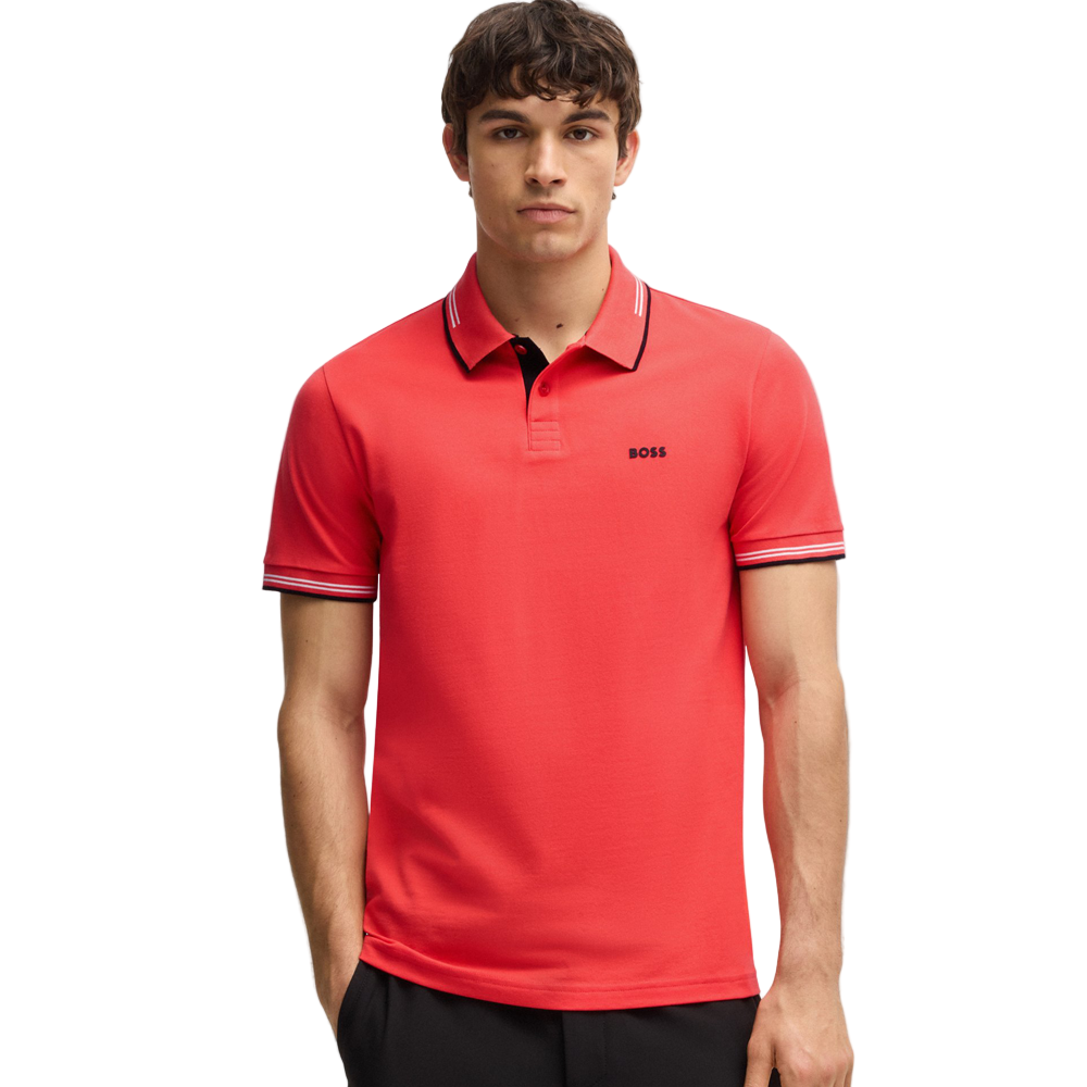 Stretch-Cotton Slim-Fit Polo Shirt.