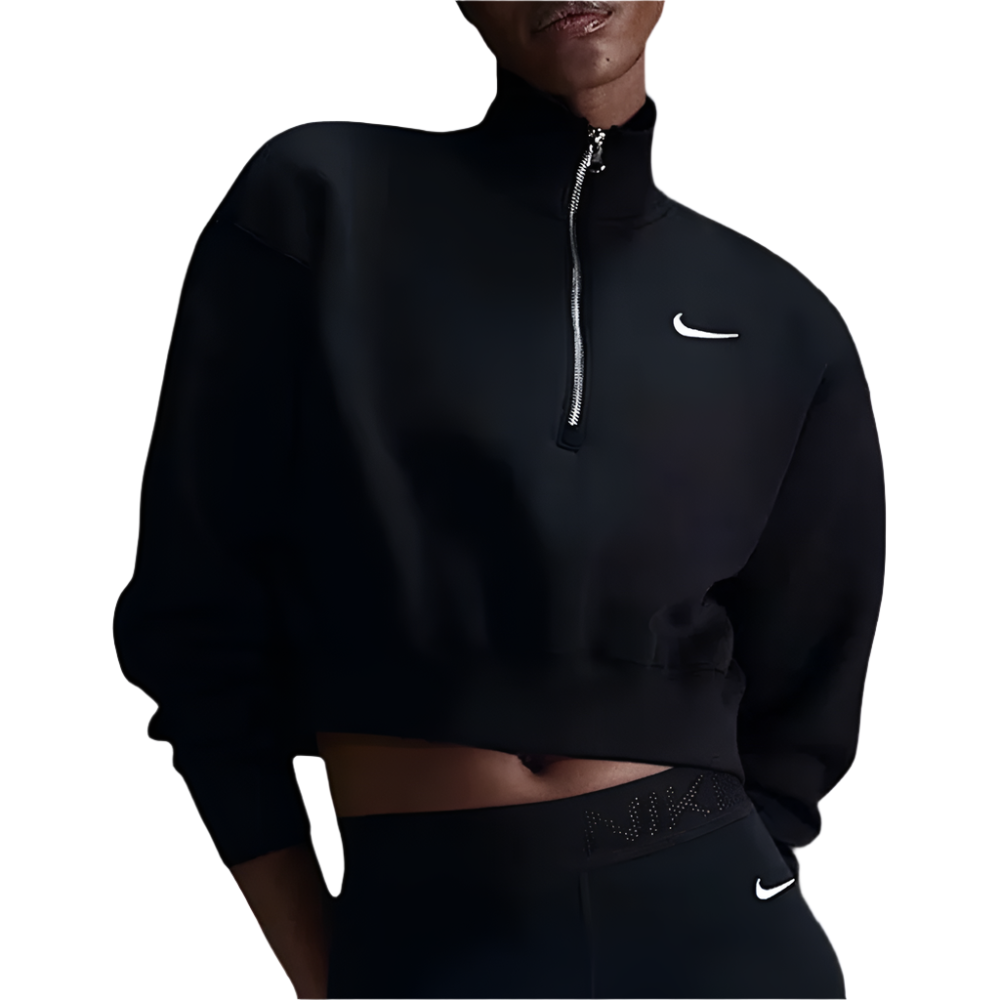 Sportswear Phoenix Fleece Quarter-Zip Cropped.