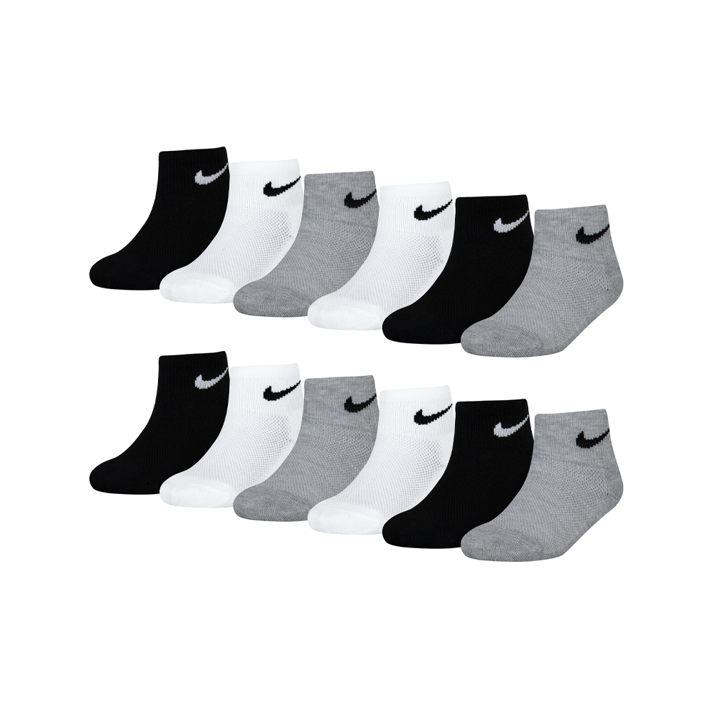 Mesh and Cushioned Ankle Socks - 6-Pack.