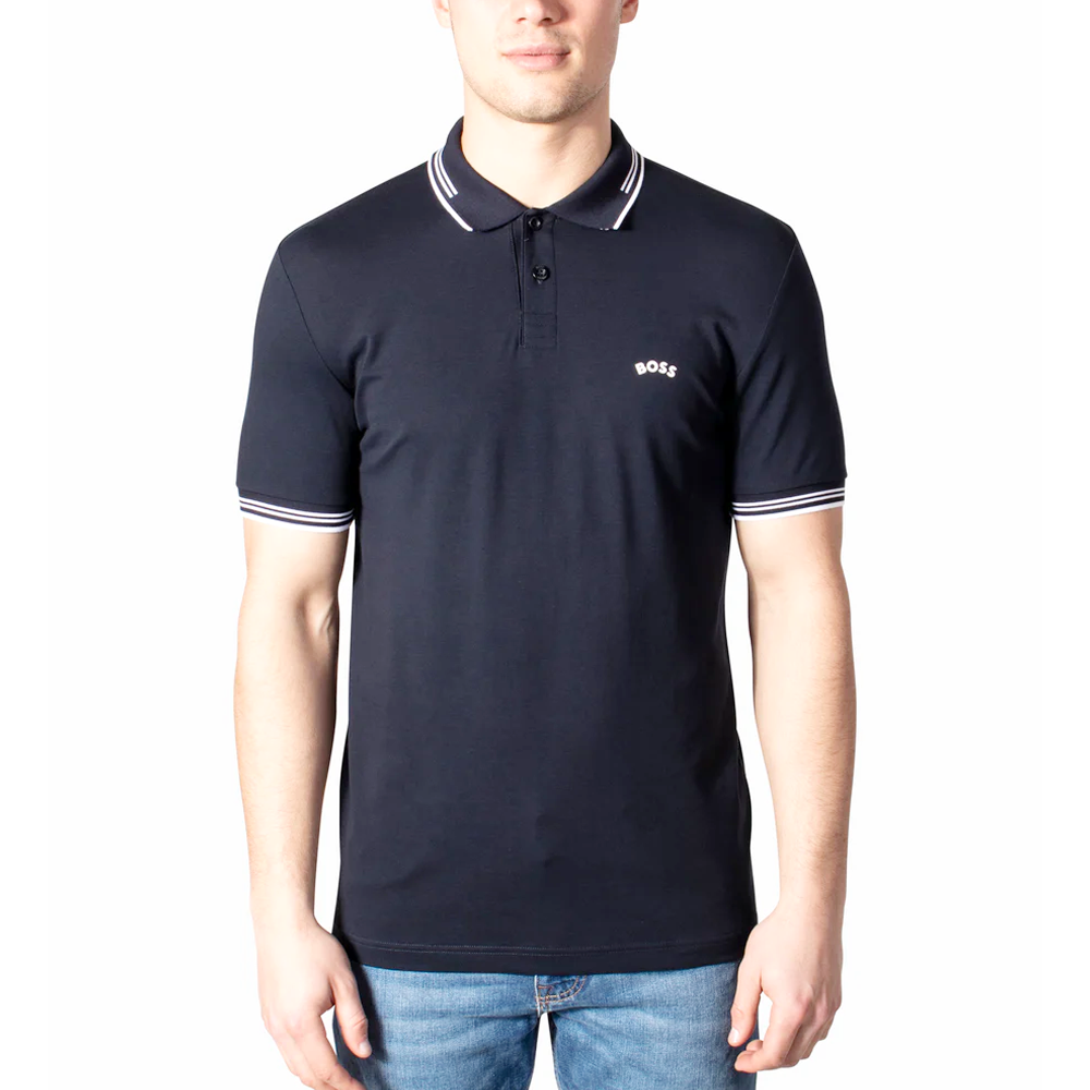 Paul Curved Logo Polo Shirt.