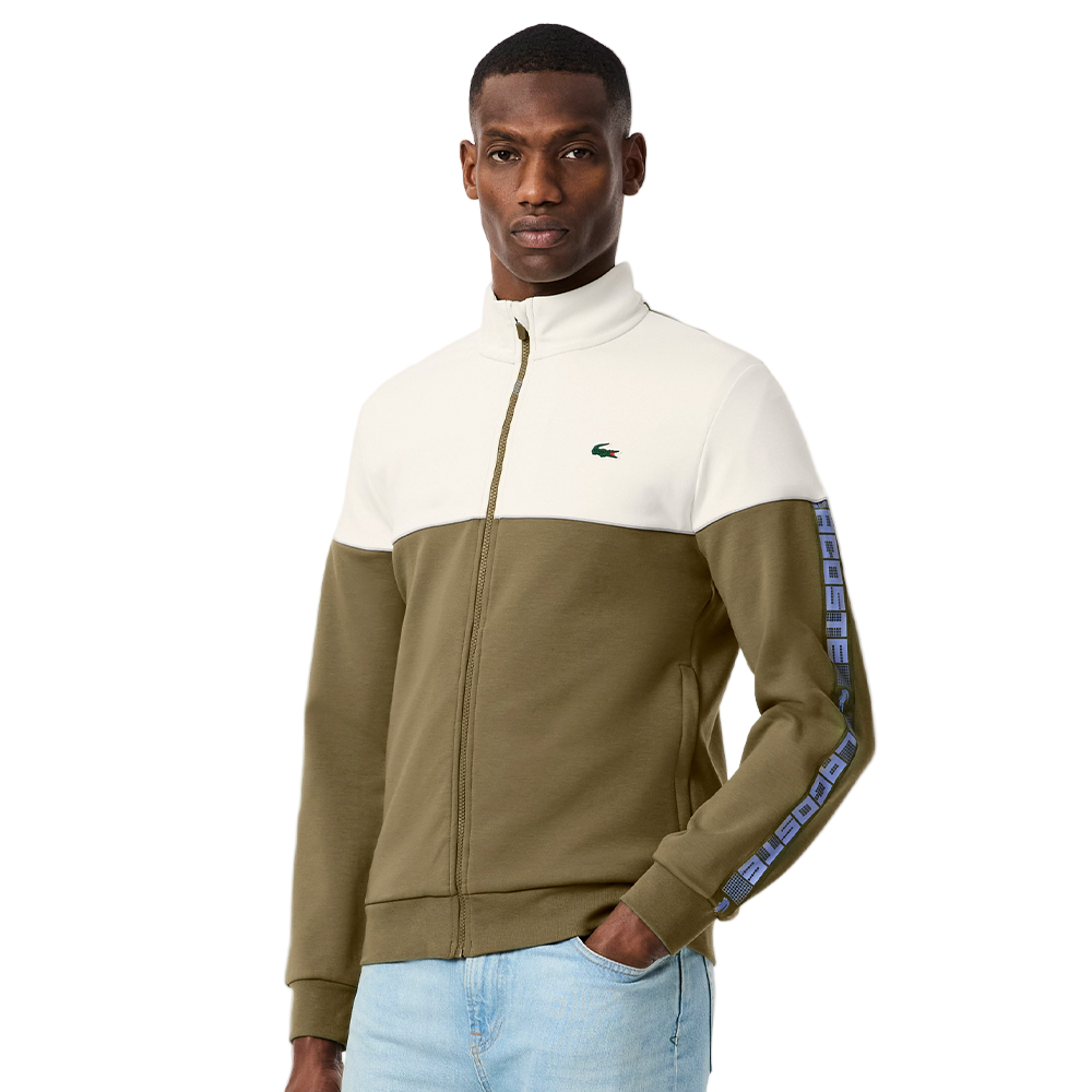Tennis Zip-Up Colorblock Sweatshirt.