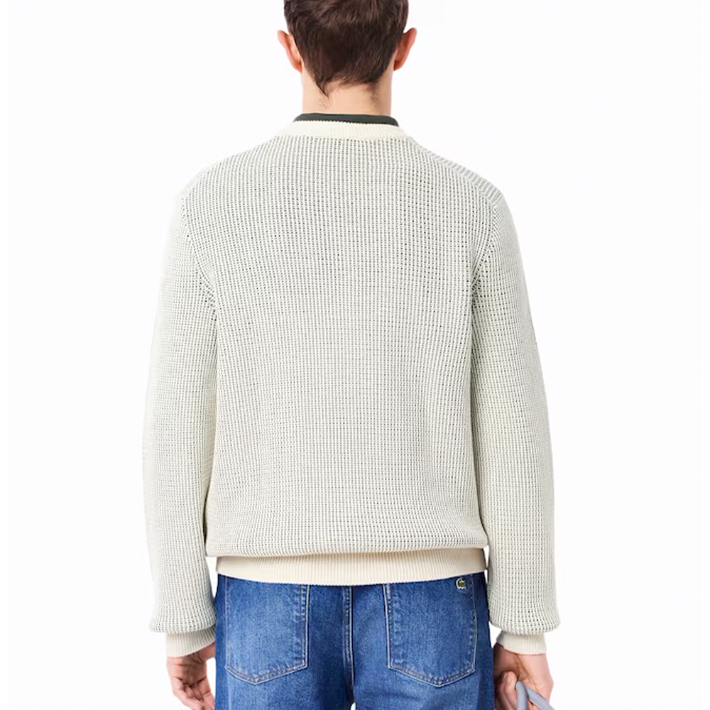 Heritage Motif Cotton Sweater.