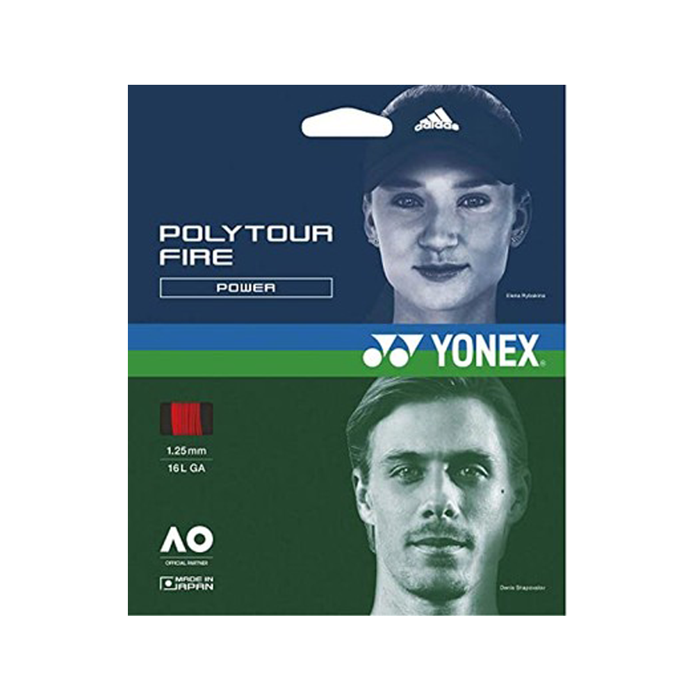 Yonex Poly Tour Fire 125 Pack - Red.