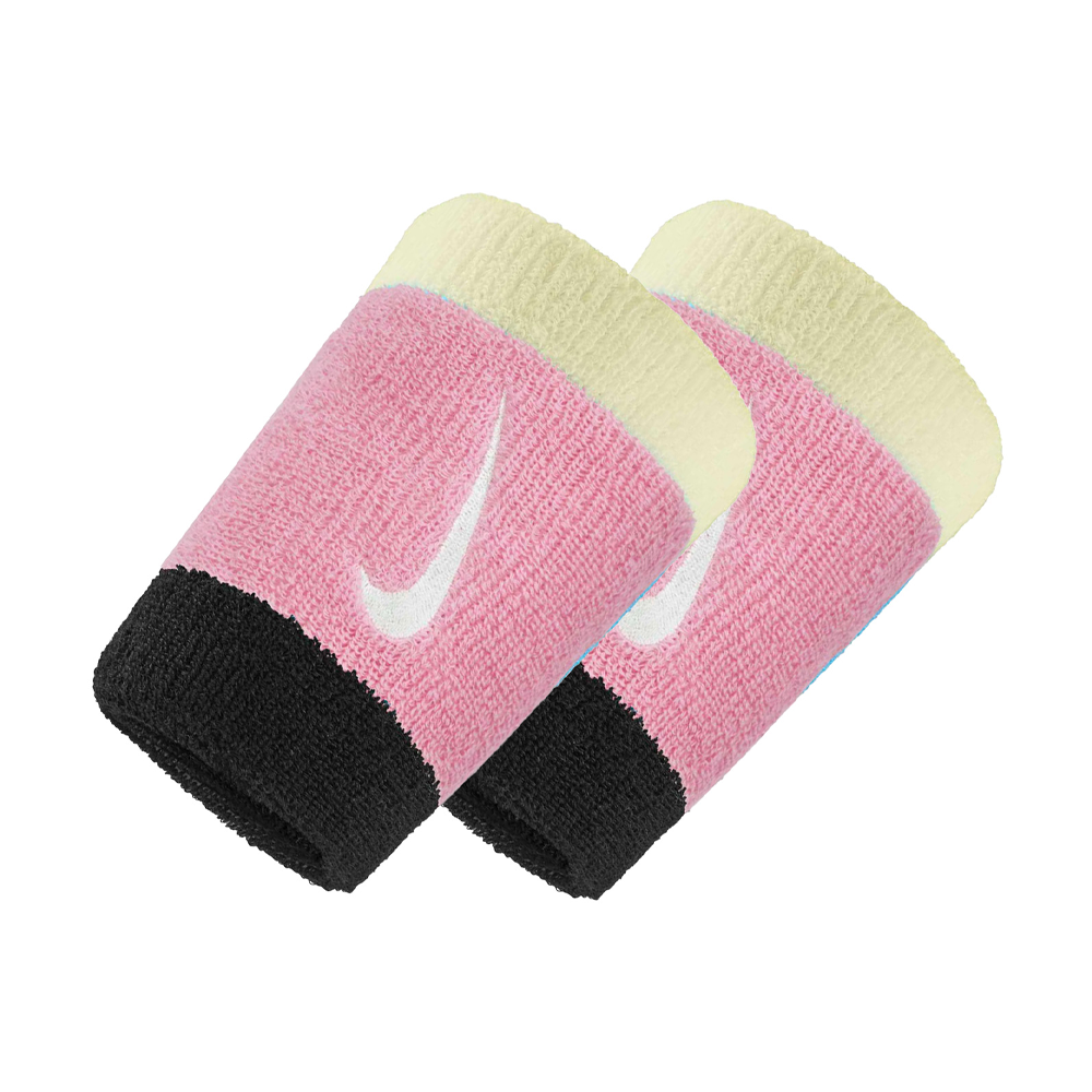 Swoosh Doublewide Wristbands - Multi Color.