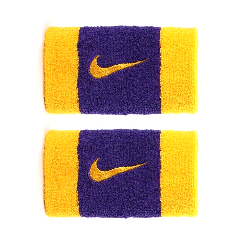Swoosh Doublewide Wristbands - Multi Color.