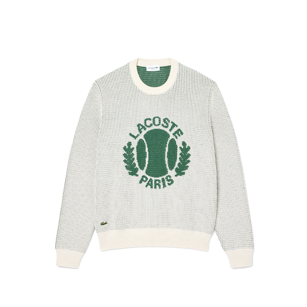 Heritage Motif Cotton Sweater.