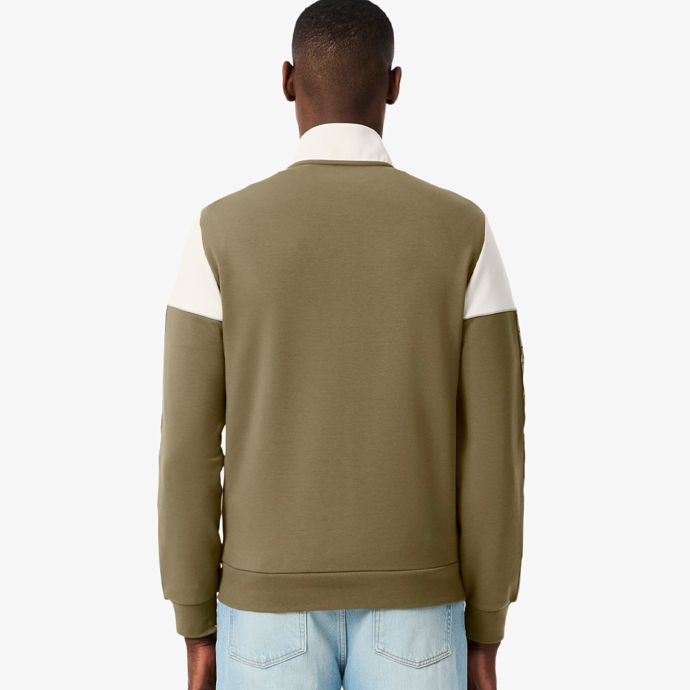 Tennis Zip-Up Colorblock Sweatshirt.