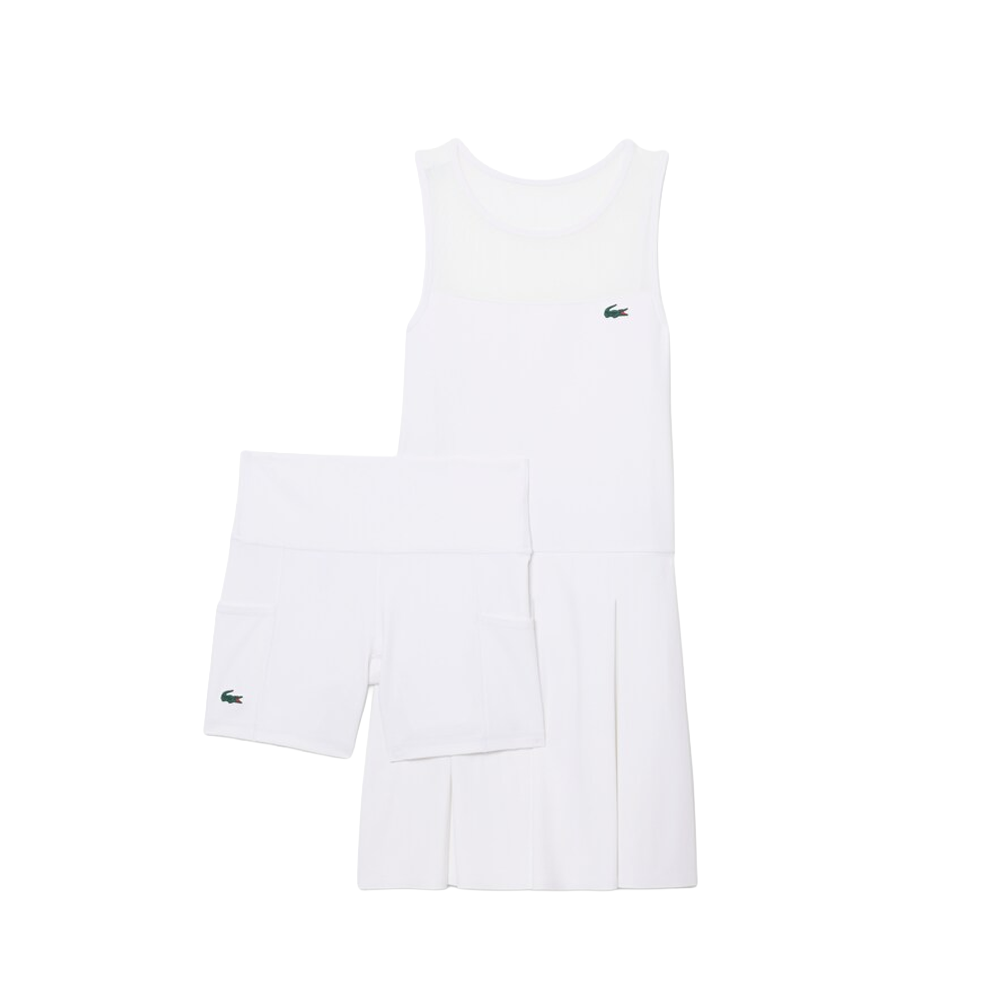 Two-Tone Stretch Tennis Pleated Dress