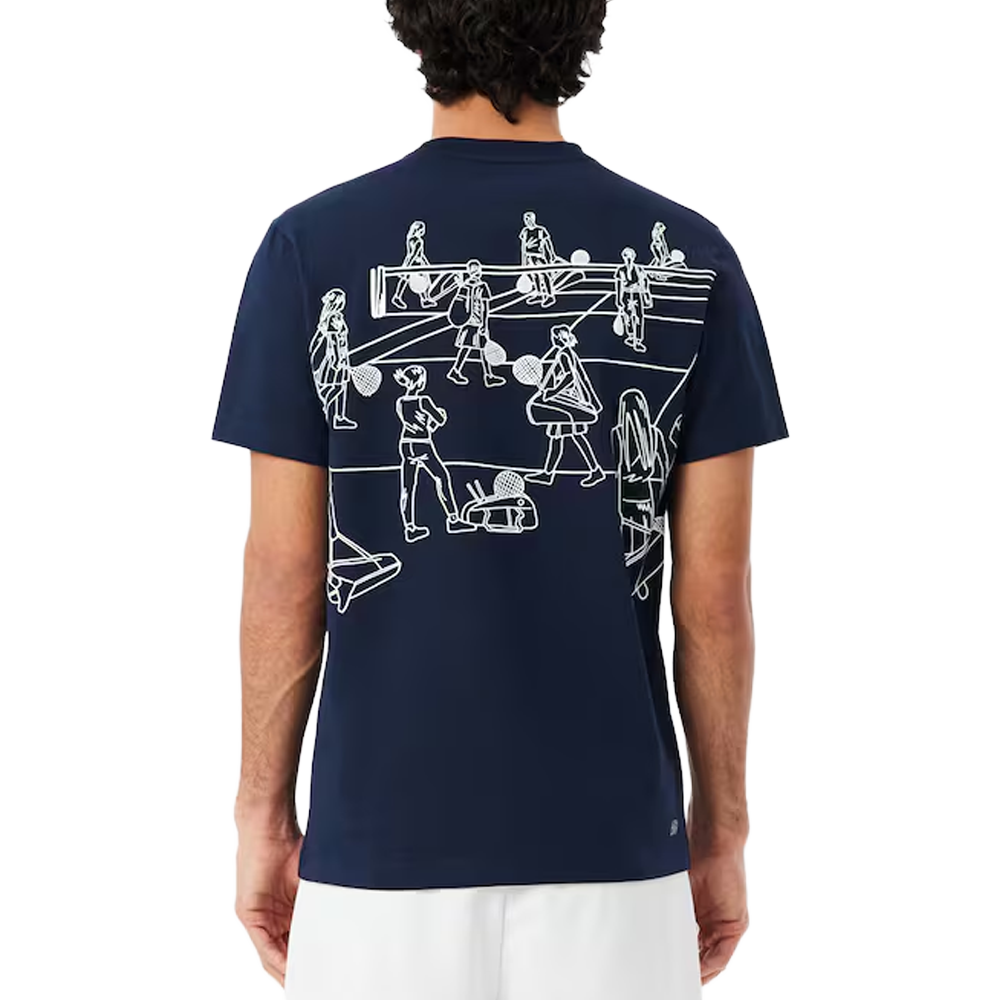 Ultra Dry Printed Tennis T-shirt