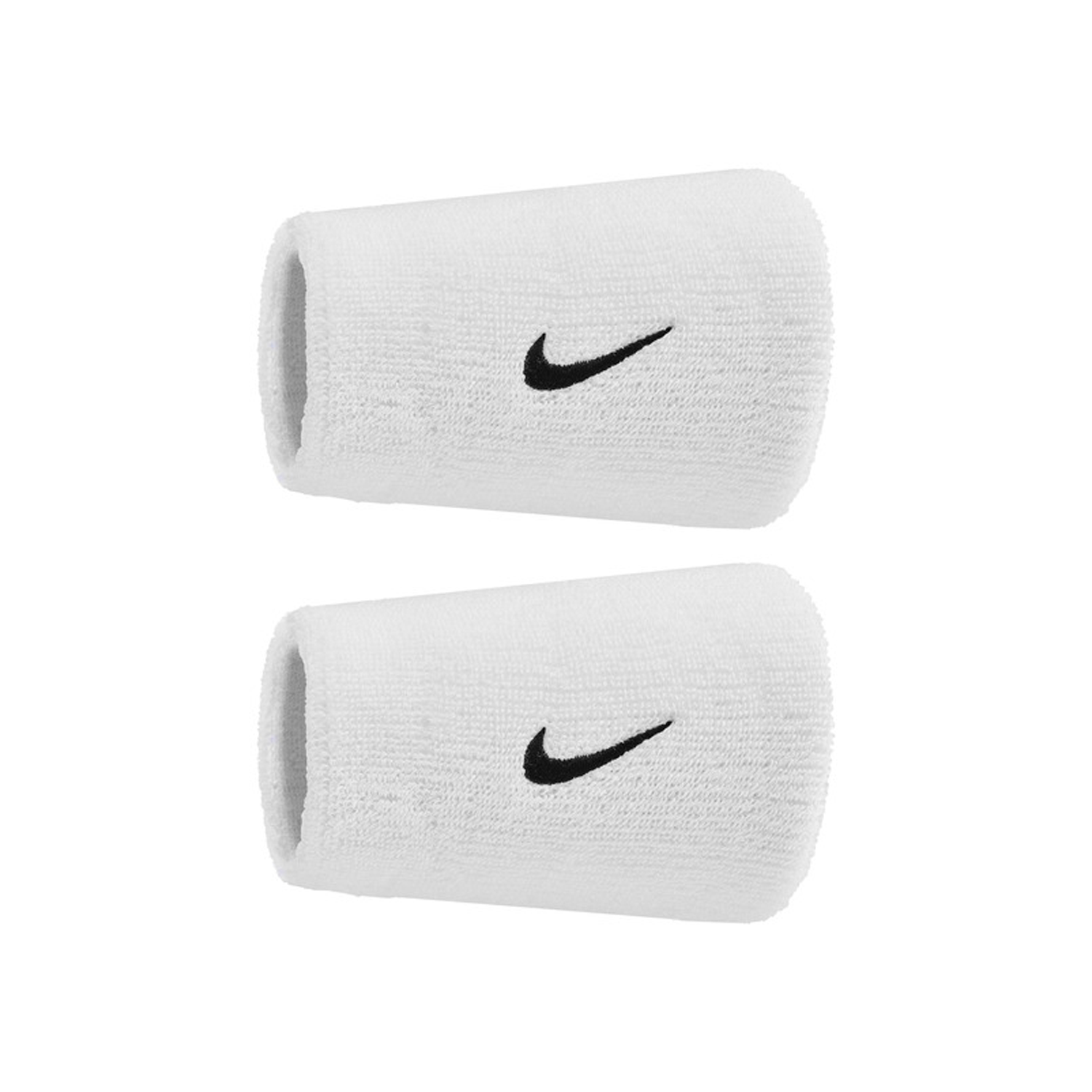 Swoosh Doublewide Wristbands.