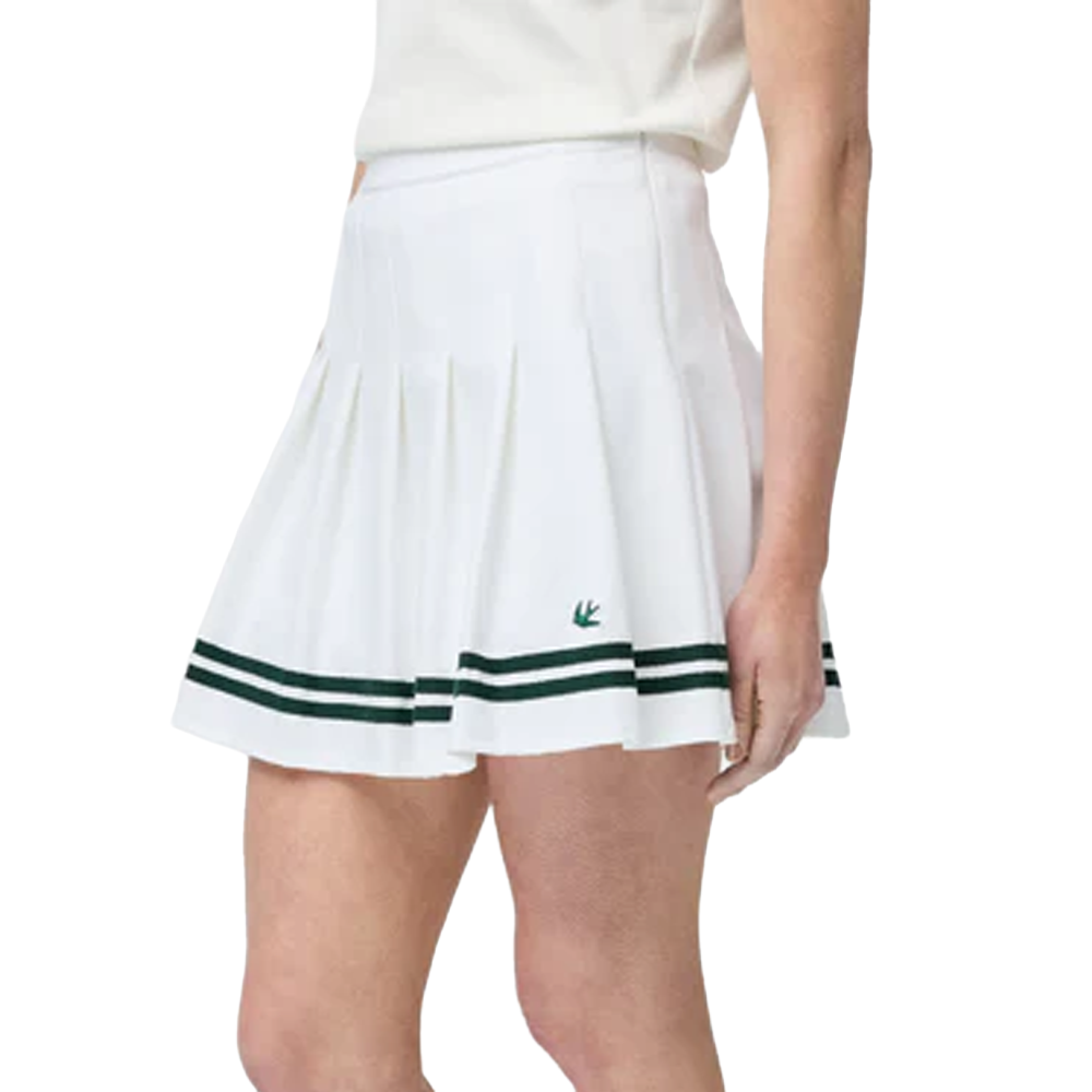 Ribbon Pleated Skirt