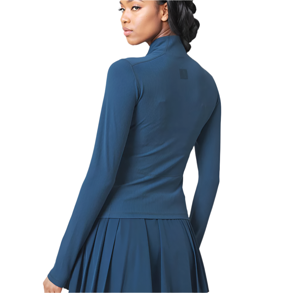 Vital Rib Full Zip Long Sleeve Jacket.