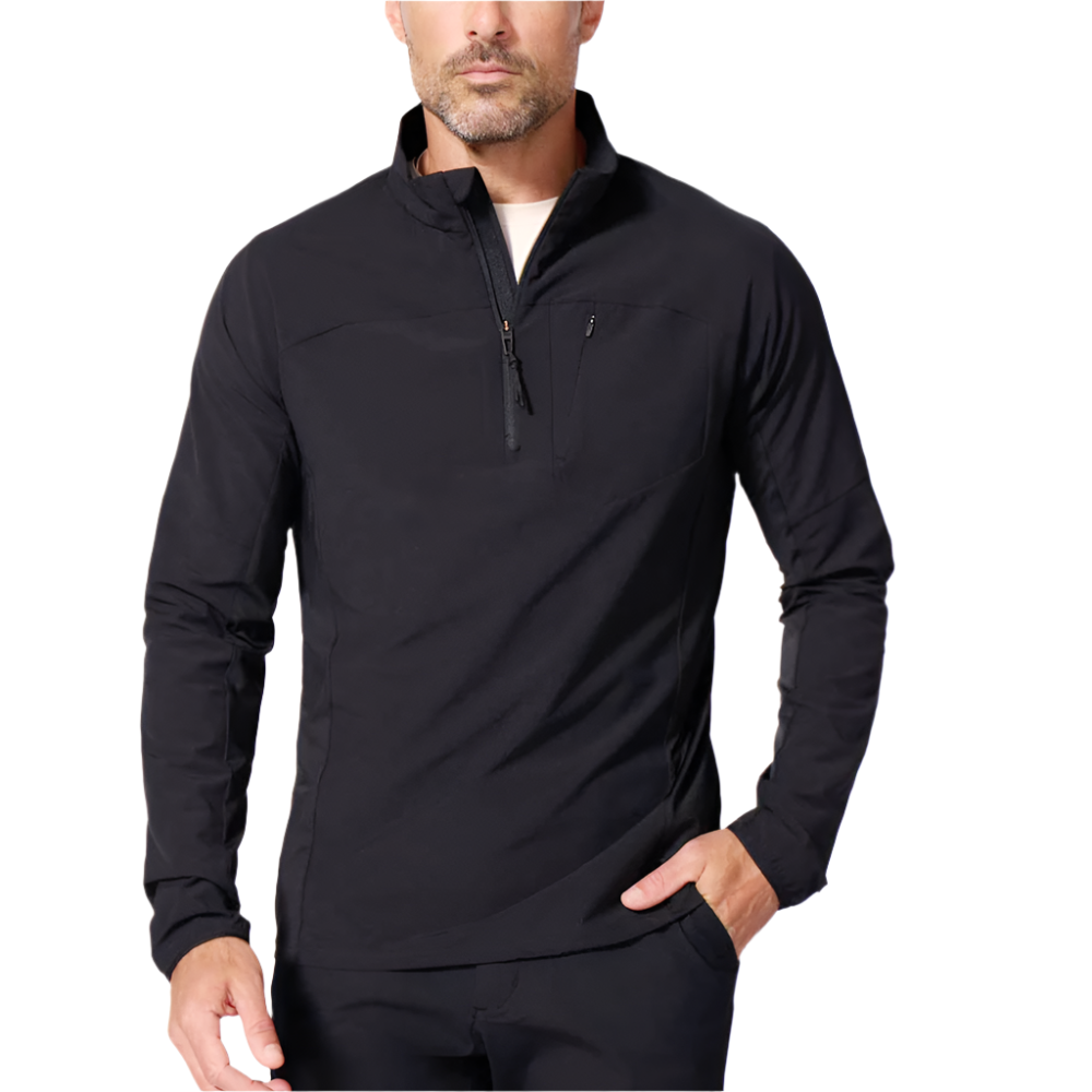 Rove Mixed Media Half-Zip.