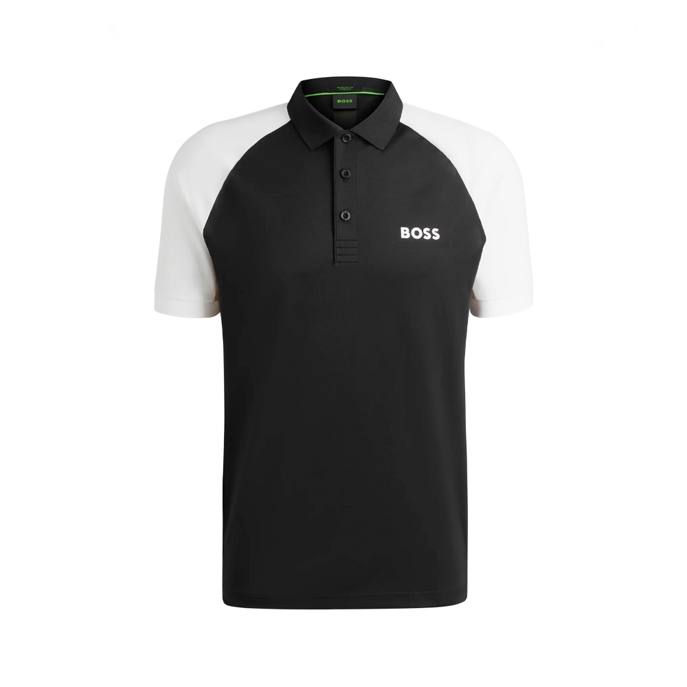 Active Paddy Color-Blocked Polo Shirt.