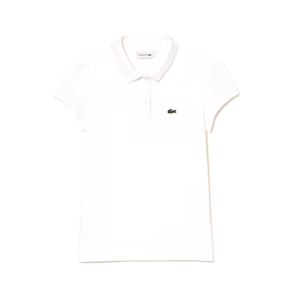 Scalloped Collar Mini Piqué Polo.