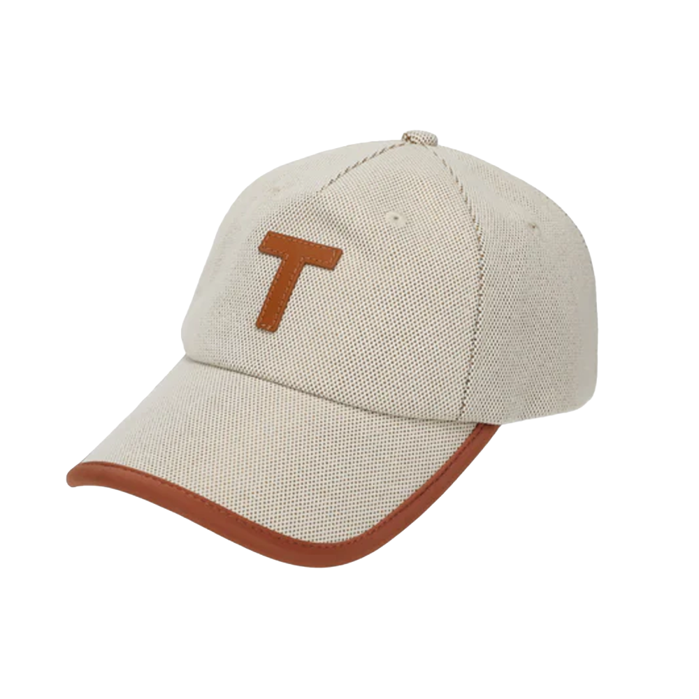 Leather Canvas Cap