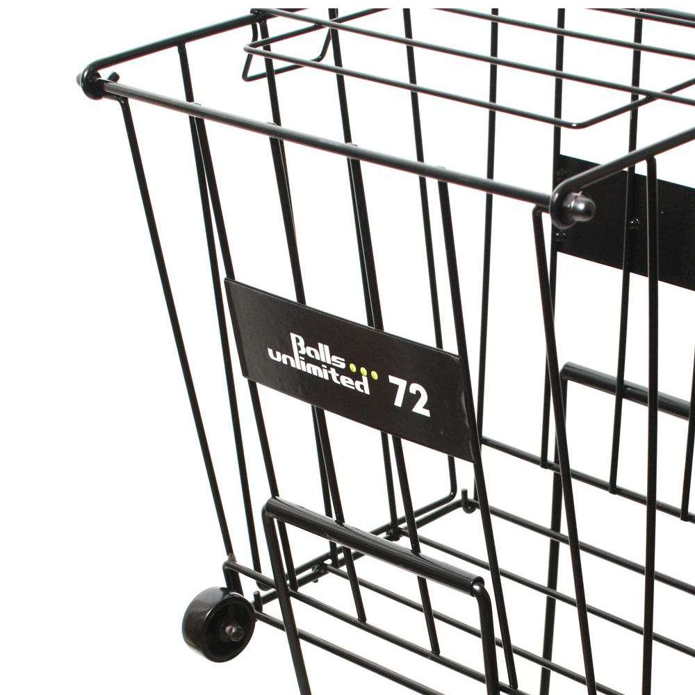 Ball basket for 72 tennis balls with wheels.