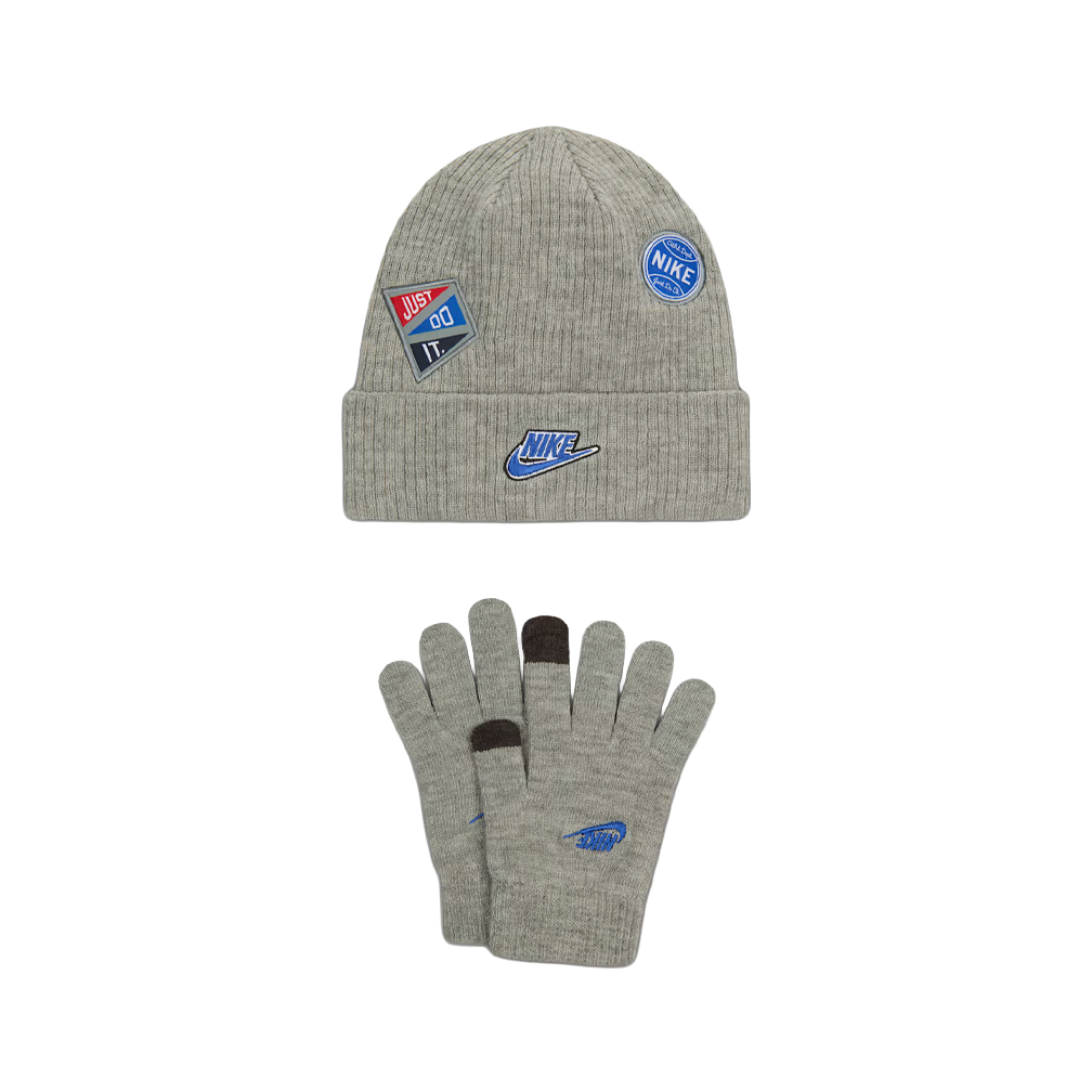 Patch Peak Beanie and Gloves Set