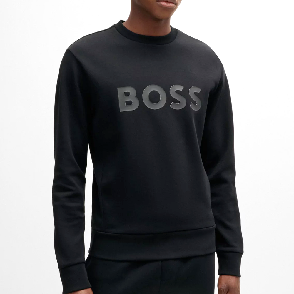 Stretch-Cotton Sweatshirt With Sandwich Logo.