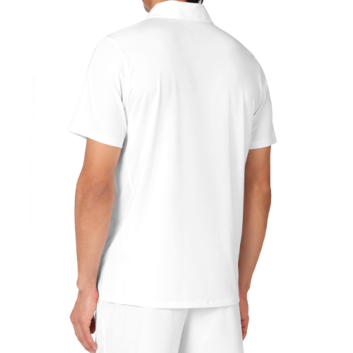 Short Sleeve Zip Polo.