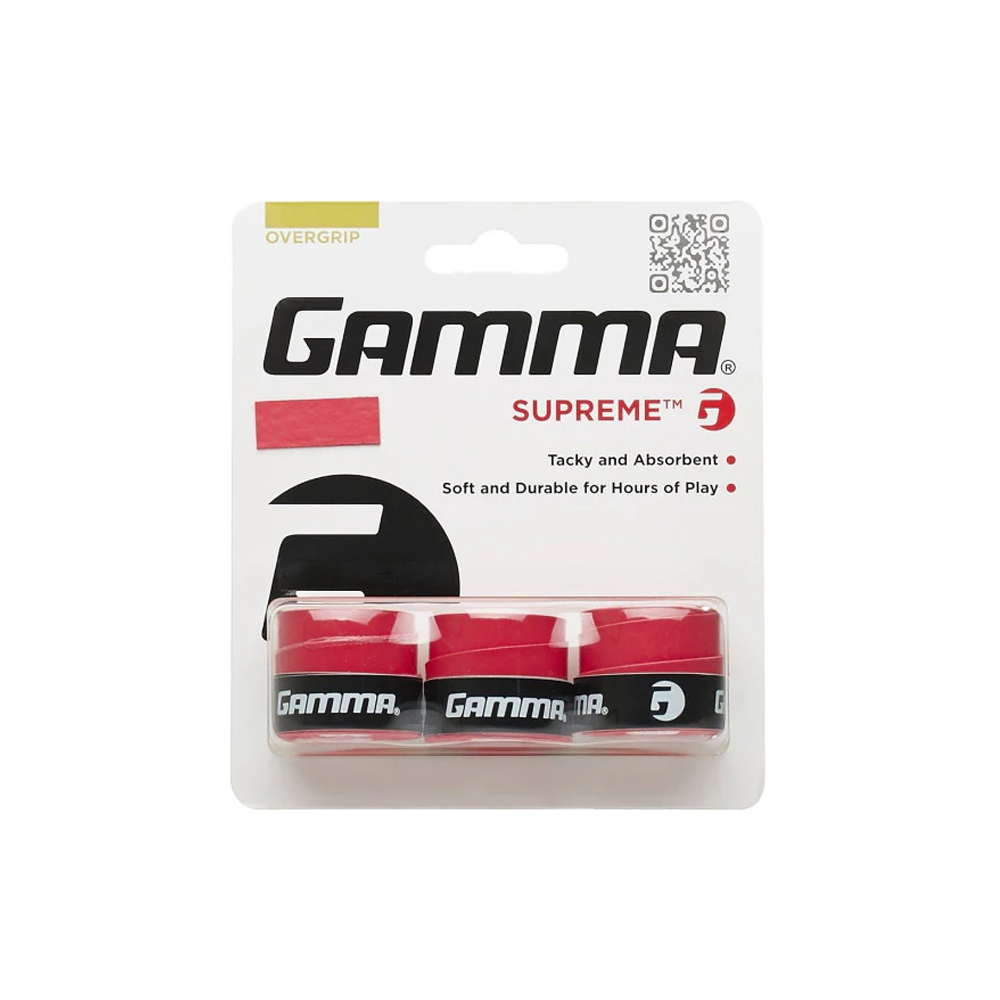 Supreme Overgrips - 3 Pack - Red.