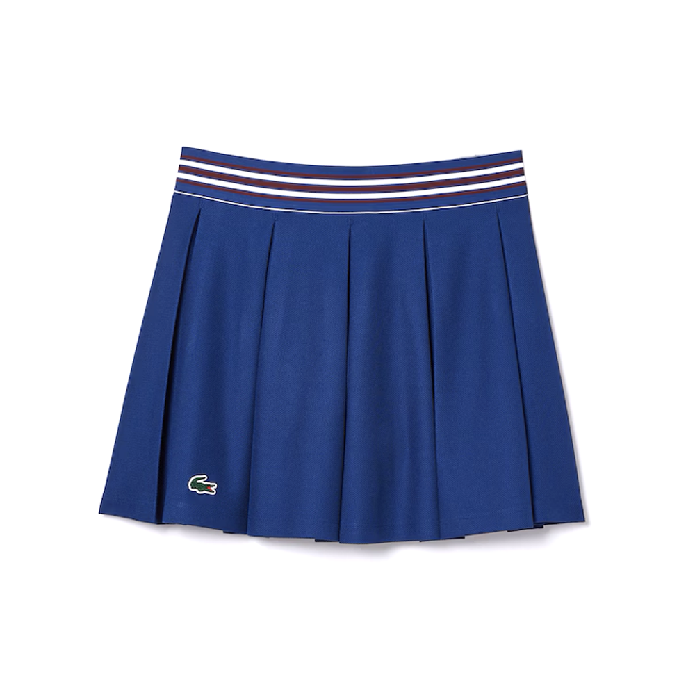 Lacoste PIQUÉ Sport Skirt Whit Built-In Short (Women's) - Navy.
