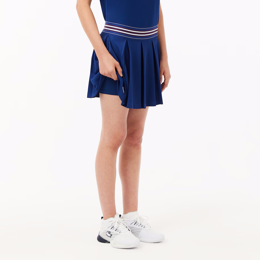 Lacoste PIQUÉ Sport Skirt Whit Built-In Short (Women's) - Navy.