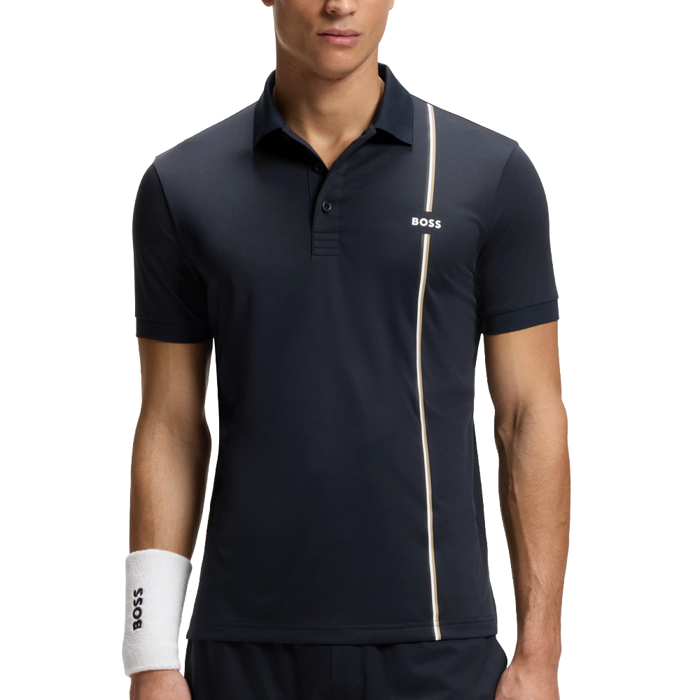 Polo Slim Fit BOSS pour homme-Blanc