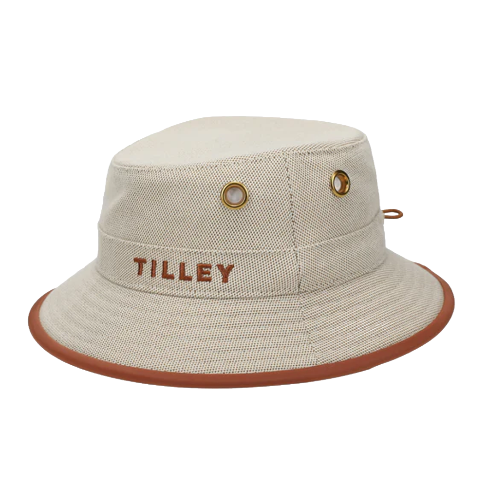 Leather Canvas Bucket Hat
