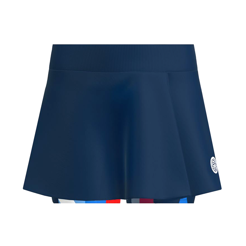 New York 2024 Printed Wavy Skort.