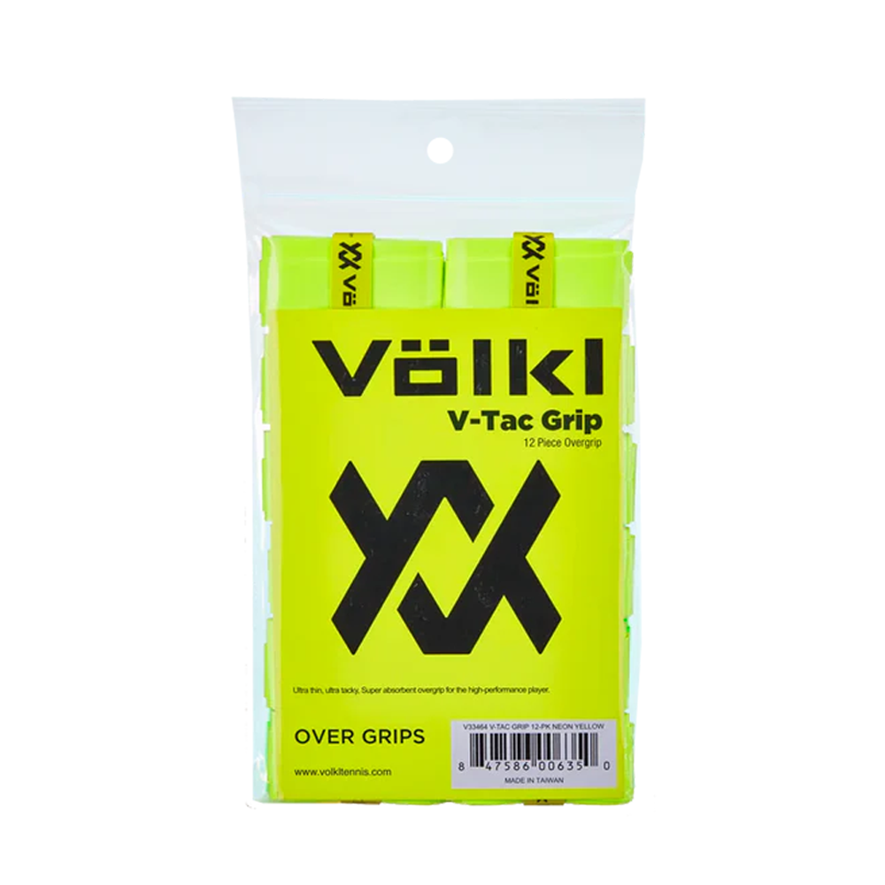 V-Tac Over Grip - 12 Pack - Neon Yellow.
