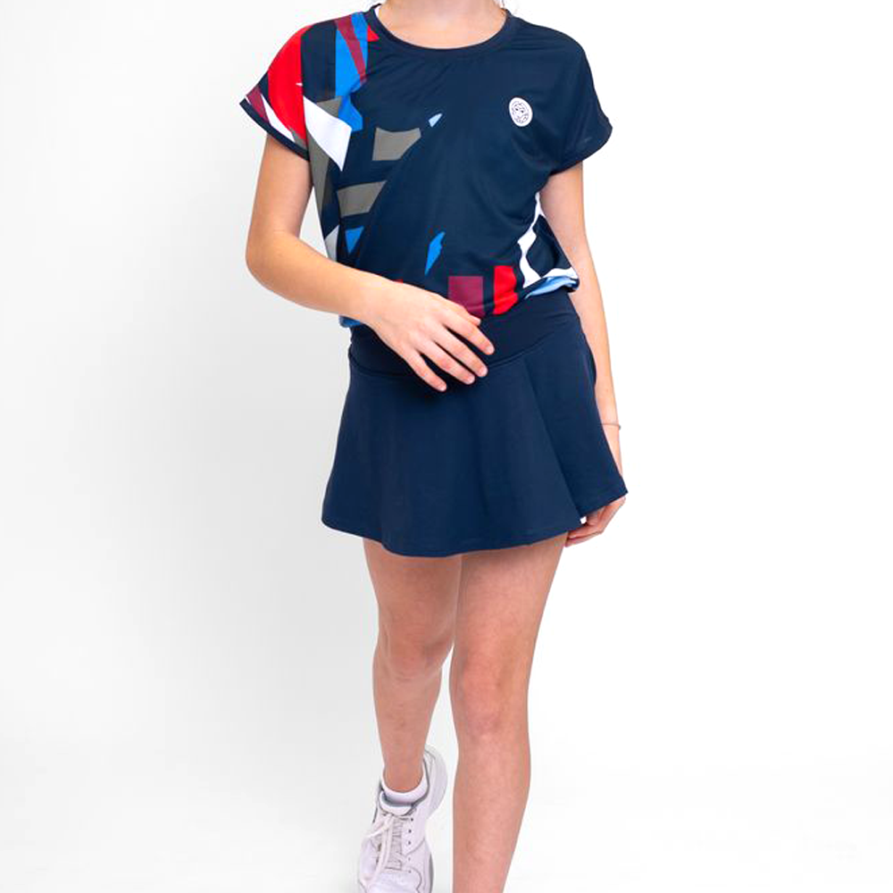 New York 2024 Printed Wavy Skort.
