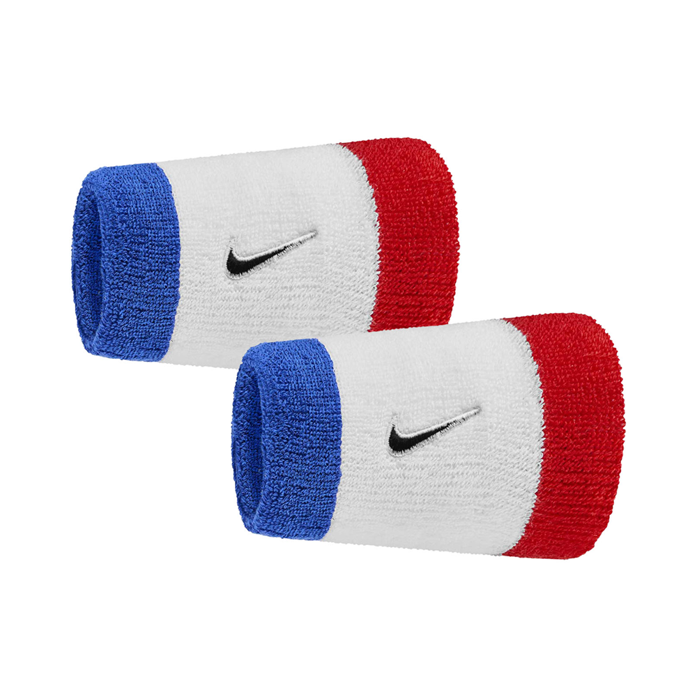 Swoosh Doublewide Wristbands.