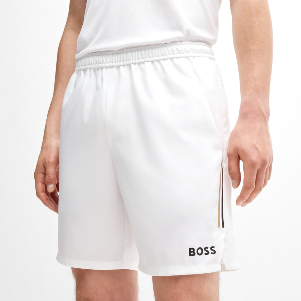 Matteo Berrettini water-repellent shorts.