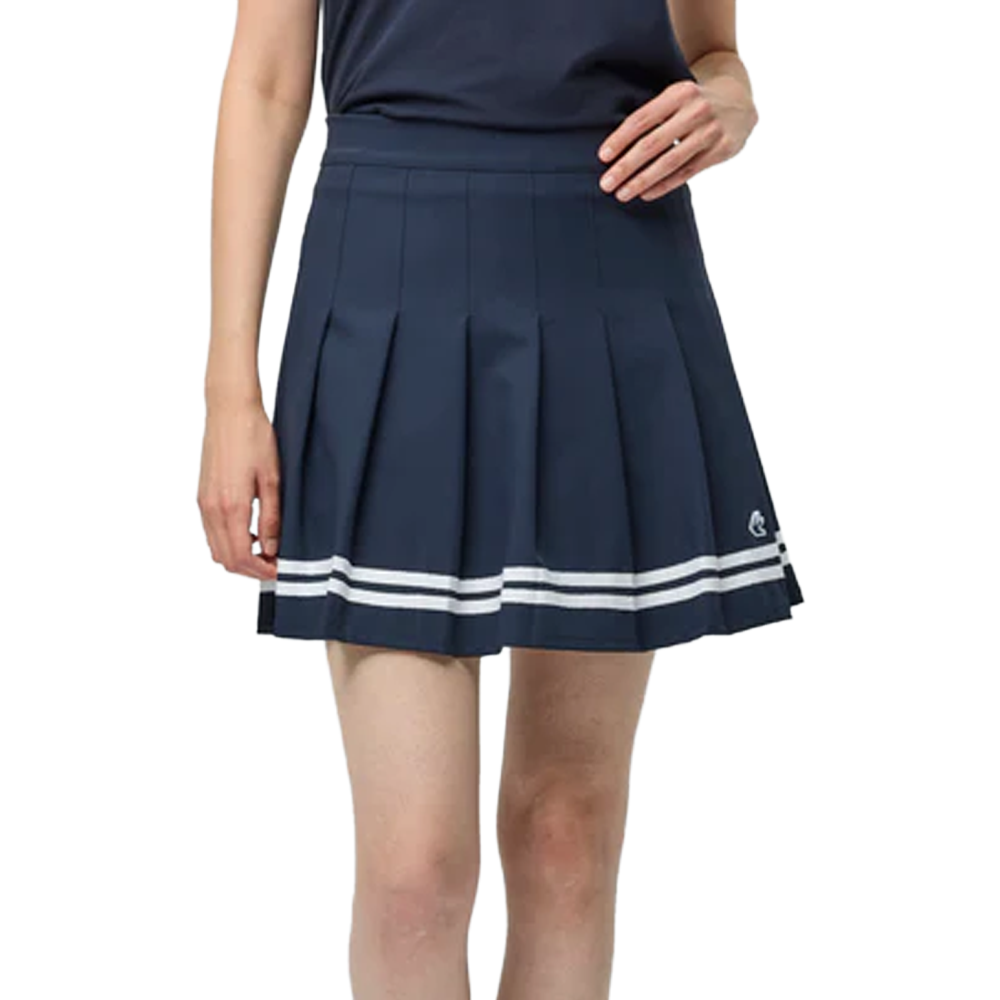 Ribbon Pleated Skirt