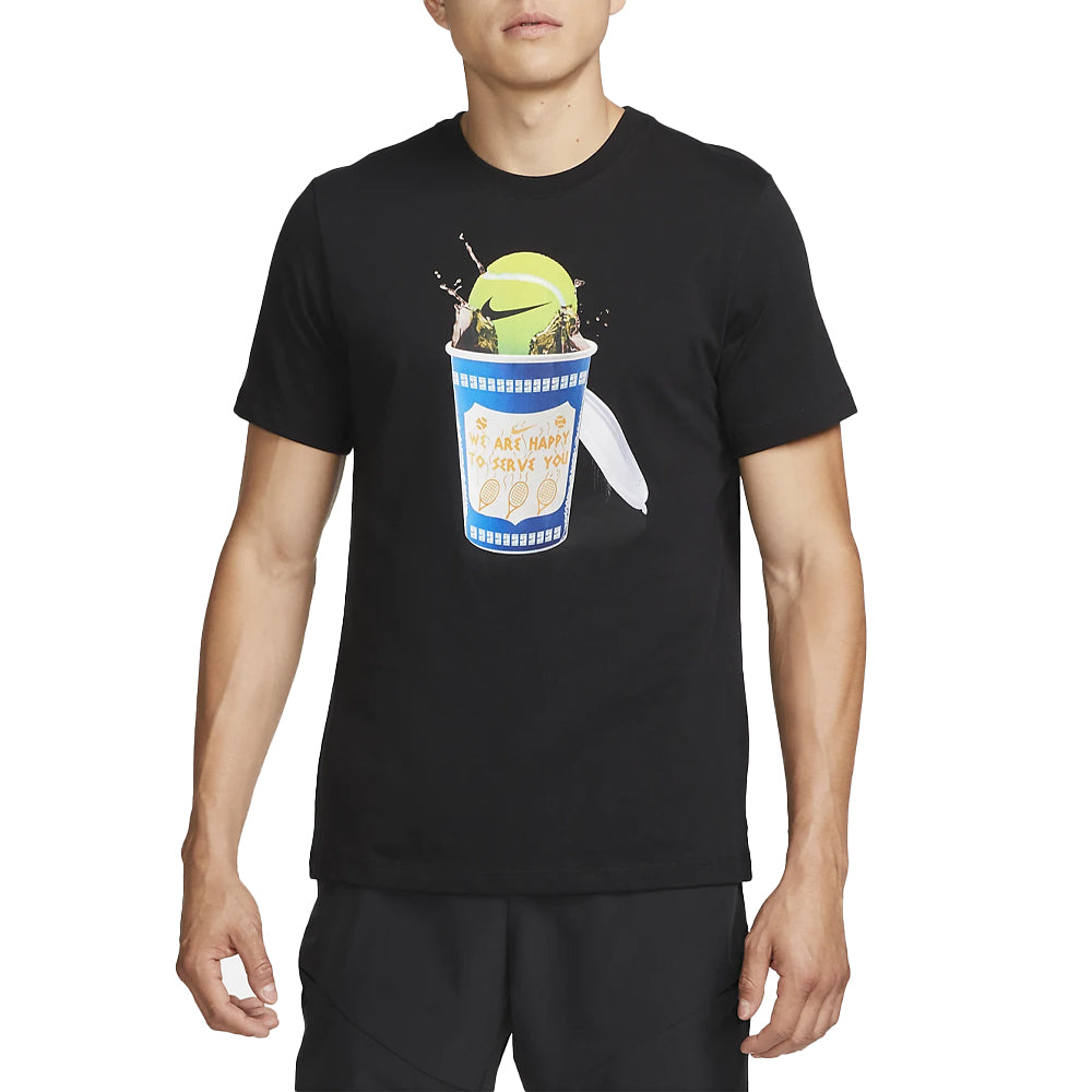 Nike Court Heritage Top (Men's) - Black