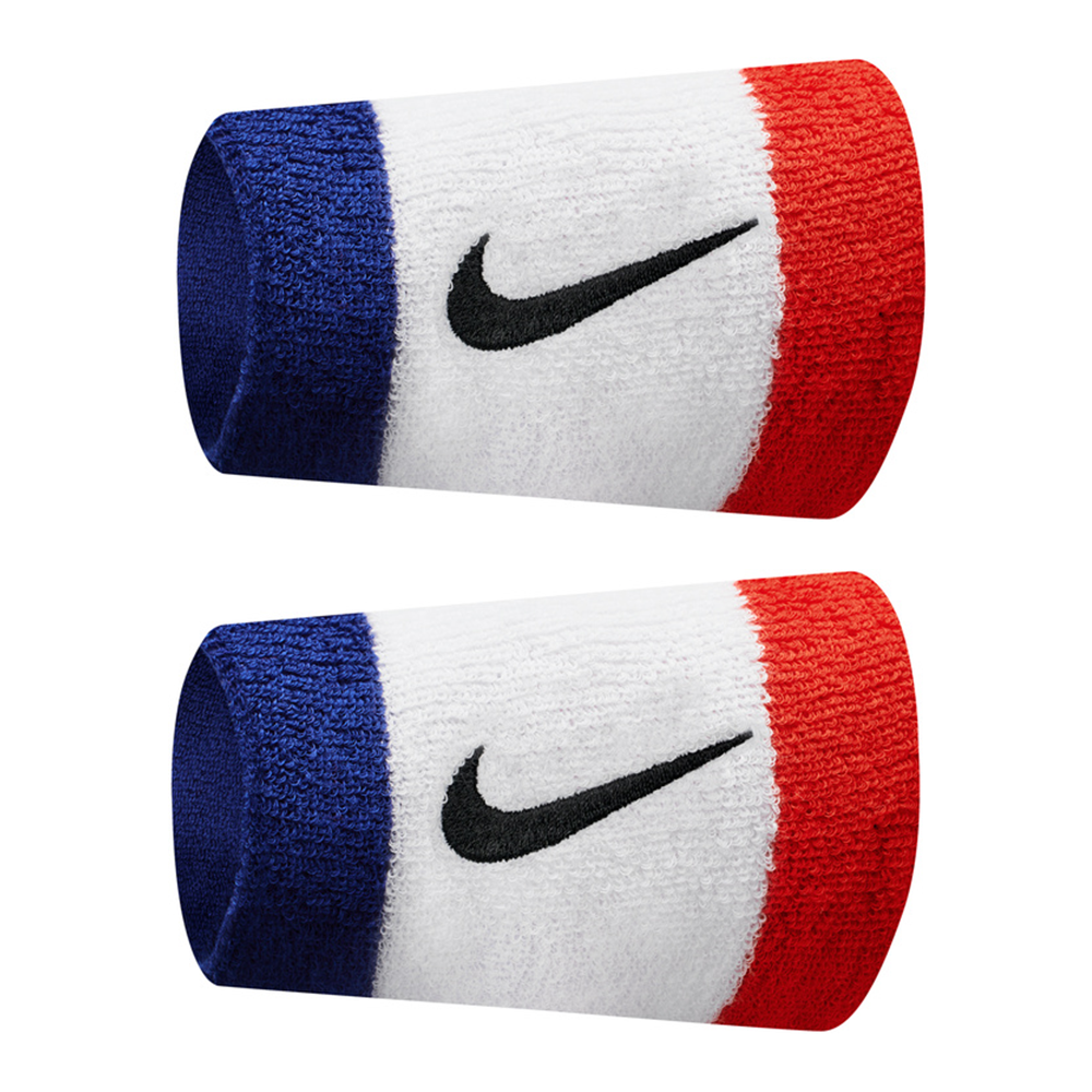 Swoosh Doublewide Wristbands - Multi Color.