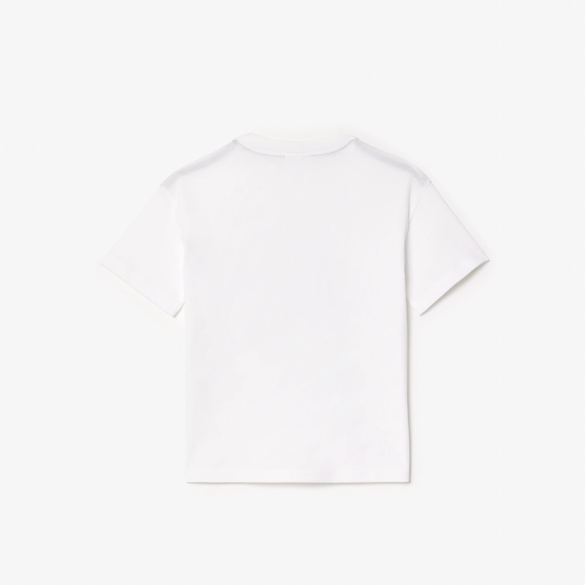 Contrast Badge Cotton T-Shirt.
