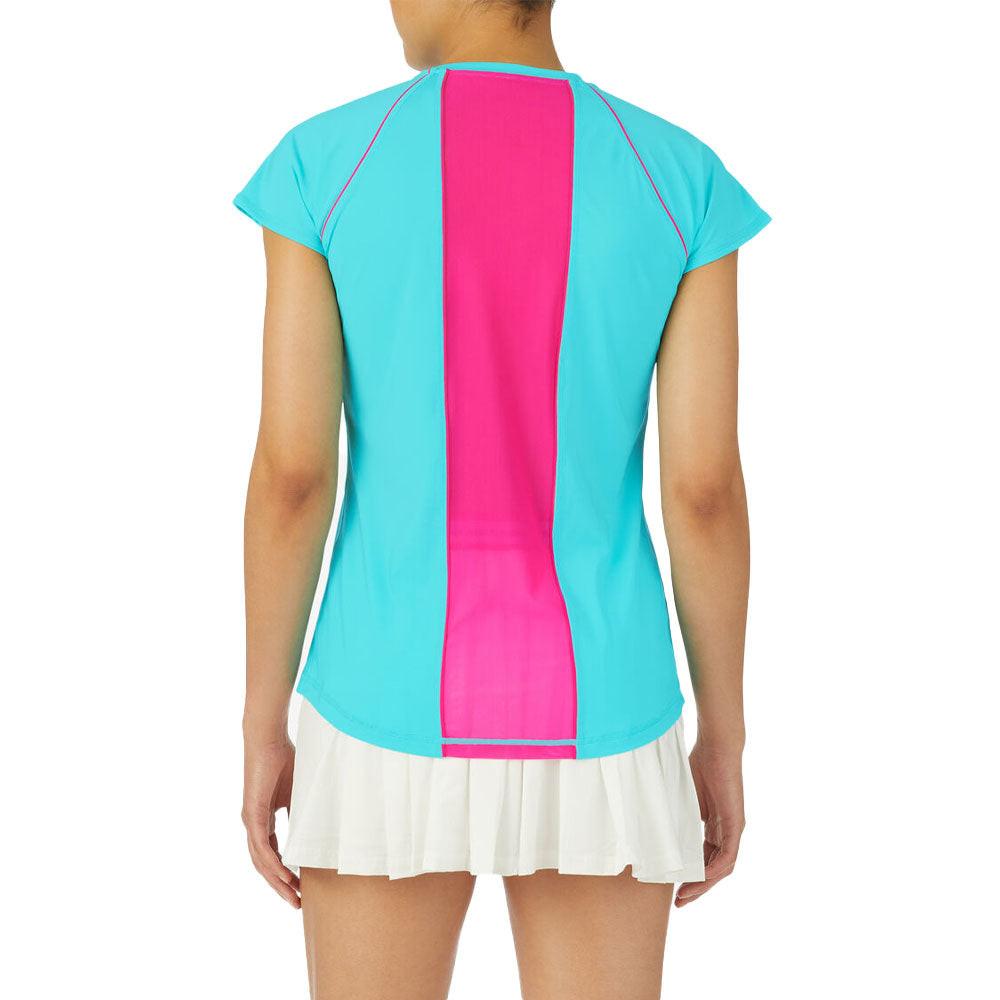 Tie Breaker Short Sleeve Top.