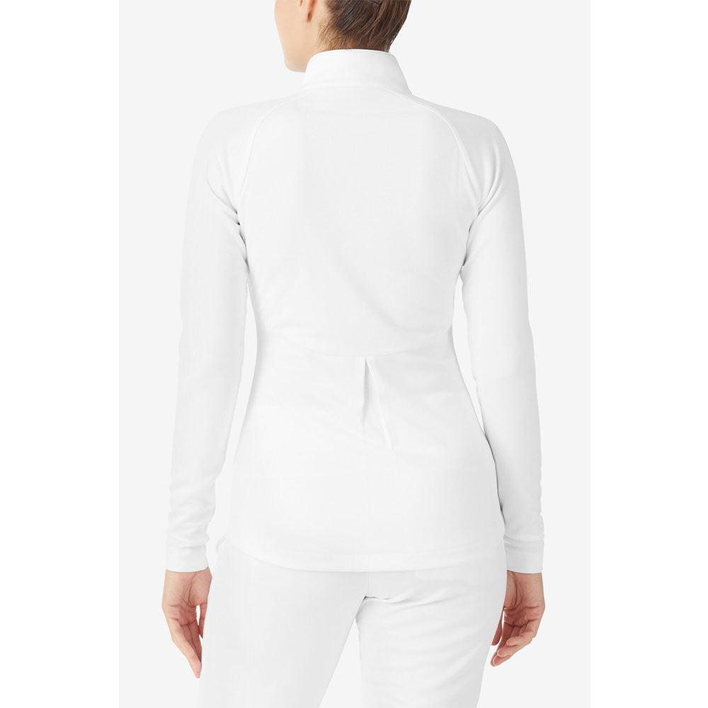 Fila White Line Track Jacket (Women's) - White.