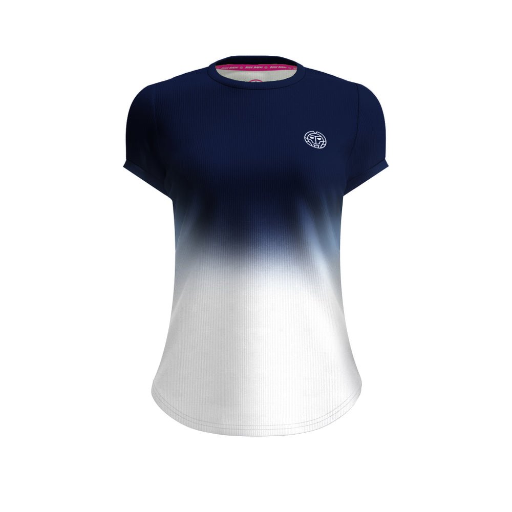 Crew Gradiant Tee - Dark Blue/White