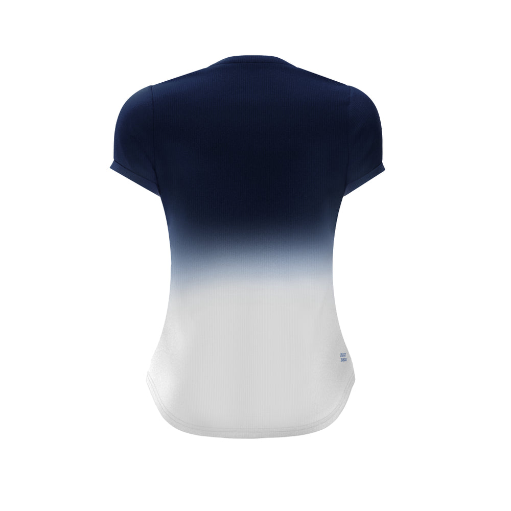 Crew Gradiant Tee - Dark Blue/White