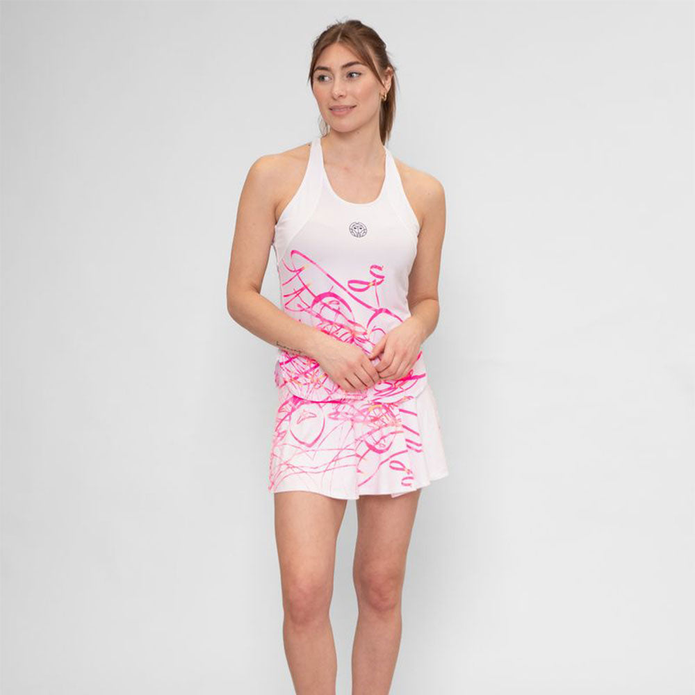Decoration Printed Wavy Skort