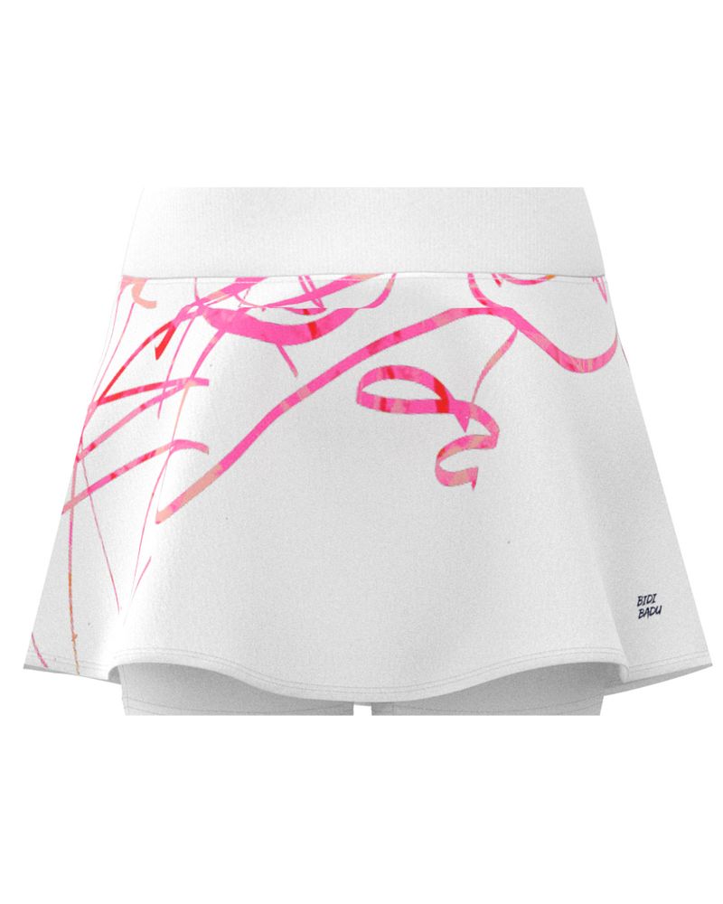 Decoration Printed Wavy Skort
